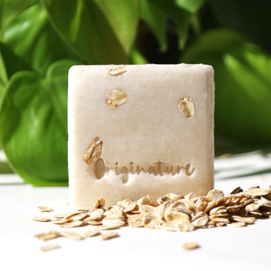 「Enhanced Formula」 - Hydrate & Nourish Solid Shampoo -  Oatmeal & Coconut Milk